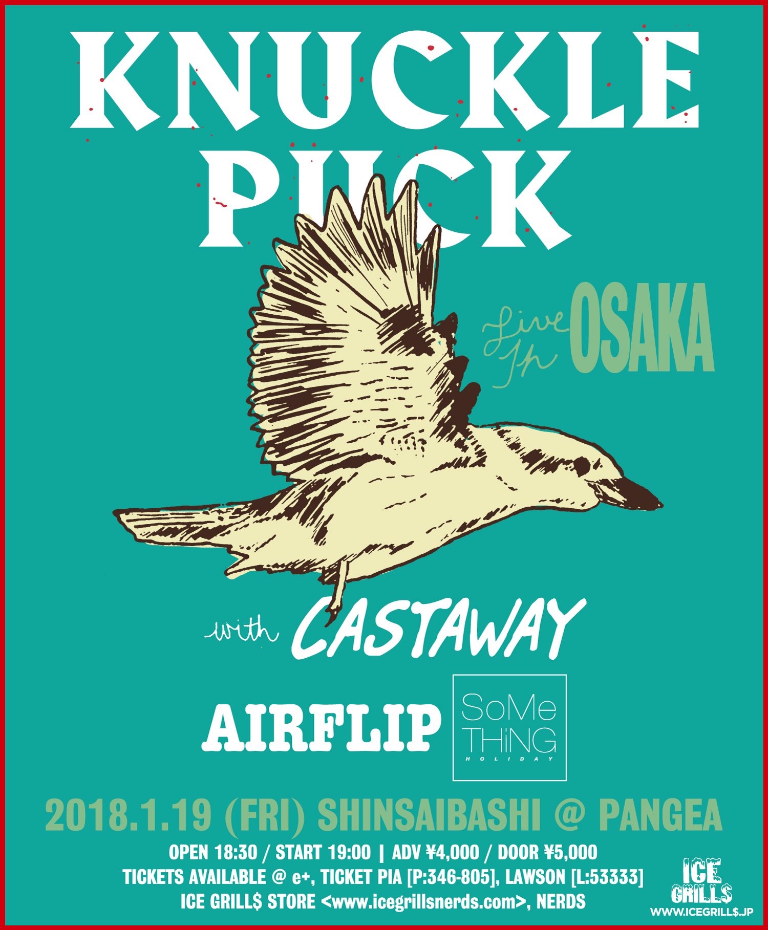 KNUCKLE PUCK ICE GRILLS TOUR 2018